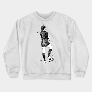 Female Soccer Player Crewneck Sweatshirt